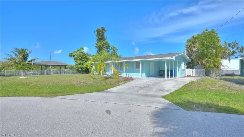 Light blue exterior with white trim