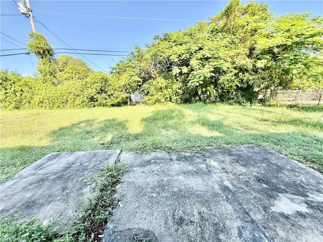 Open patio