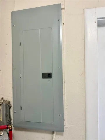 New electrical panel box.