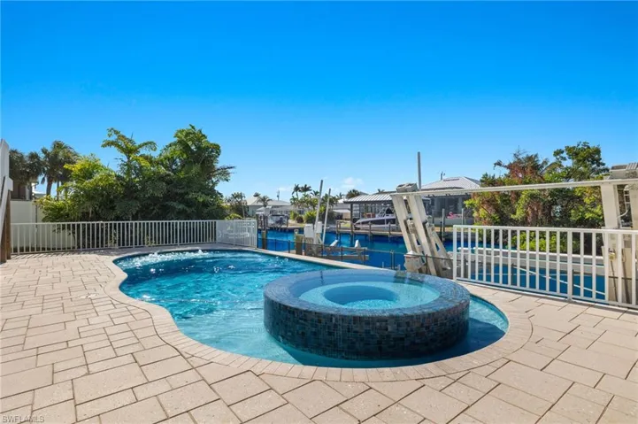 Heated pool and spa.