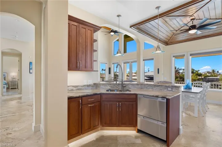Kitchen with upgraded appliances