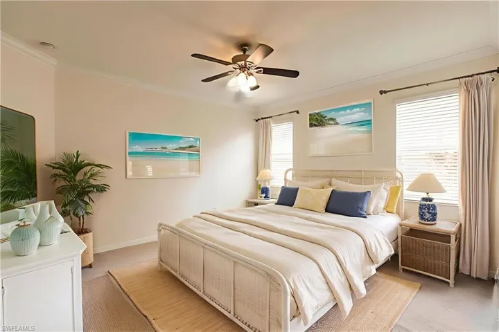 VIRTUALLY STAGED MASTER BEDROOM