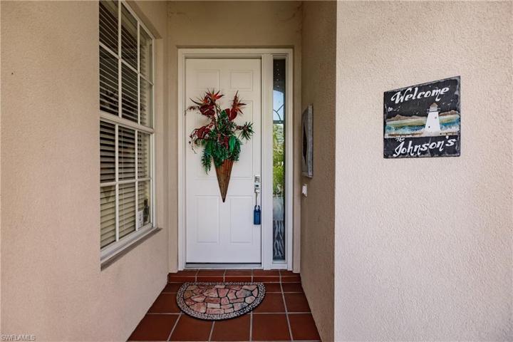 Covered front entry greets your guests.
