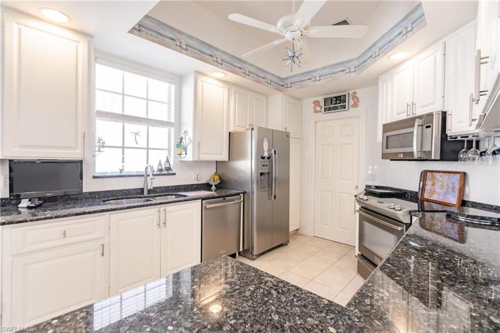 Stainless steel appliances.