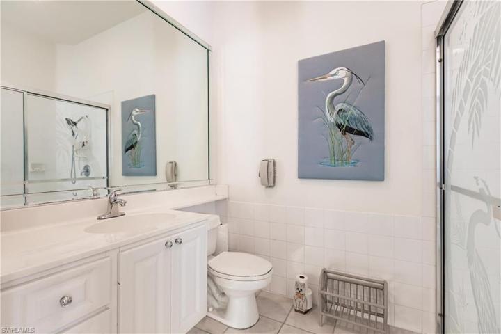The "his" side of the master bathroom.