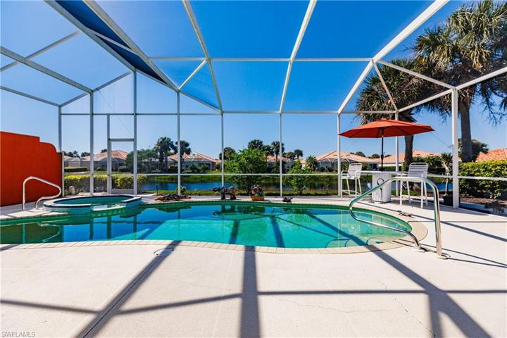 Facing west for maximum sun on the pool each afternoon.