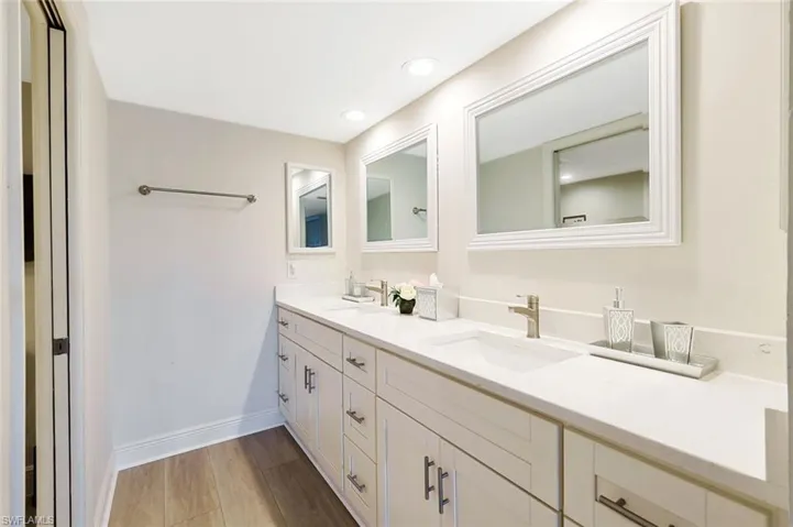 Dual Sinks, New Cabinetry, Mirrors