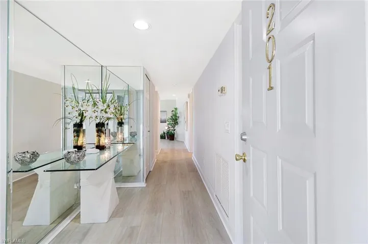 Welcoming Foyer! Richly Elegant- LVT Wide Plank Flooring