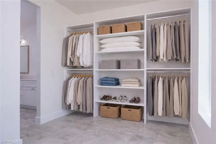View of closet