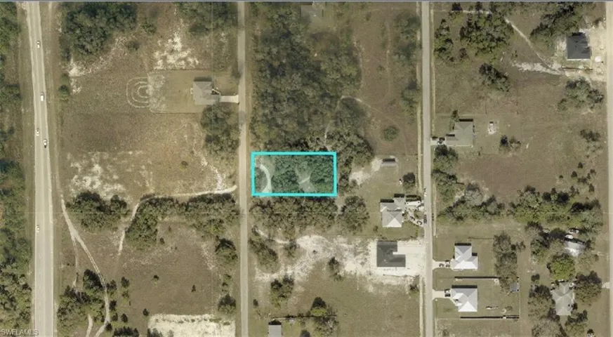 Map / location with property boundaries highlighted