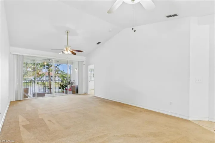 The spacious living room offers the perfect place to relax, entertain, and gather with family and friends.