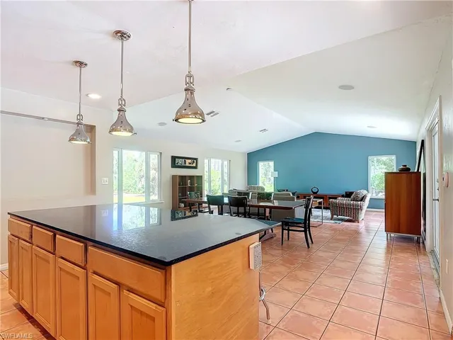 Open concept great-room floor plan.