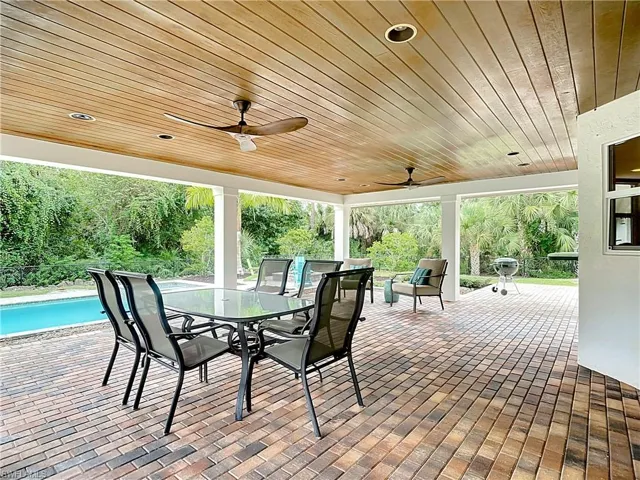 Take a dip pool, or enjoy the shade under the poolside covered Veranda