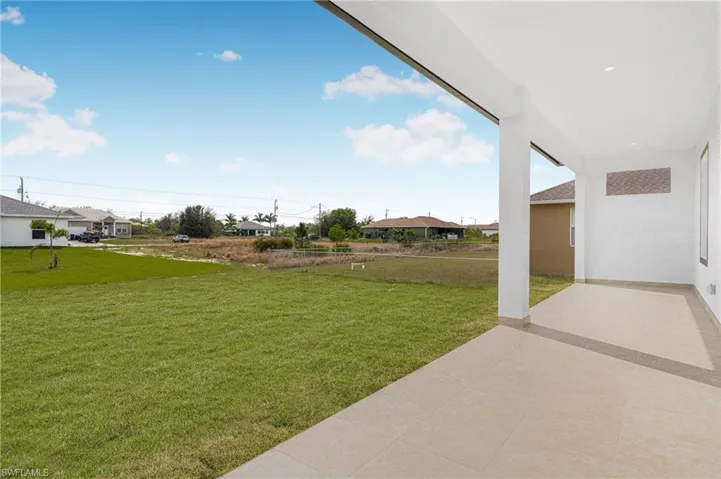 View of yard featuring a patio area