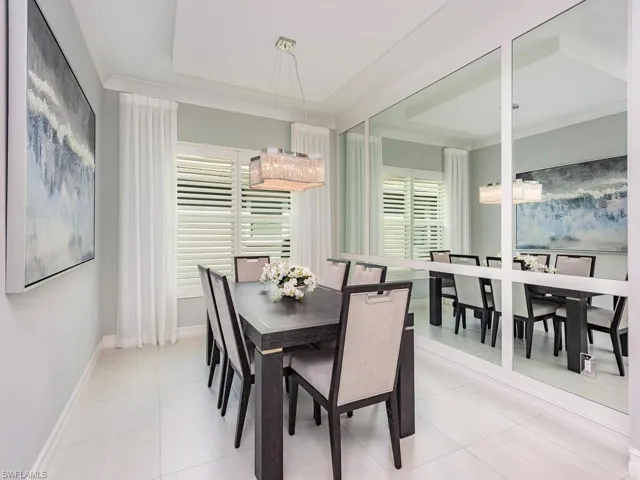 Beautiful formal dining room.