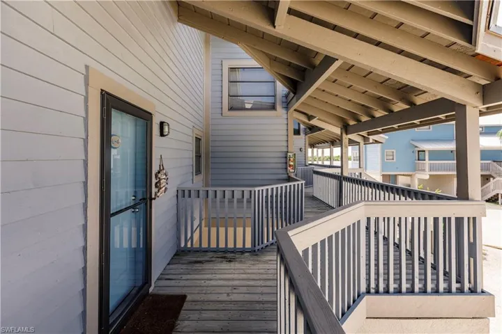 View of deck