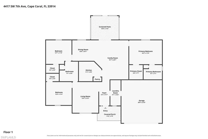 4417 Sw 7th Ave, Cape Coral, Florida 33914