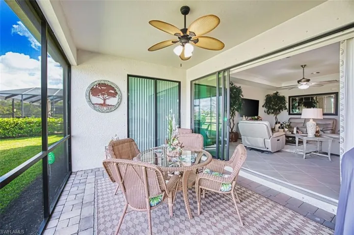 Lanai featuring a great place for morning coffee or casual dining