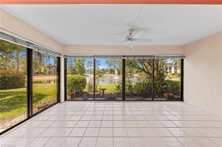 Flex area with southern water view can be used for extra entertaining, work or art room