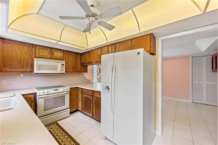 Kitchen with fan