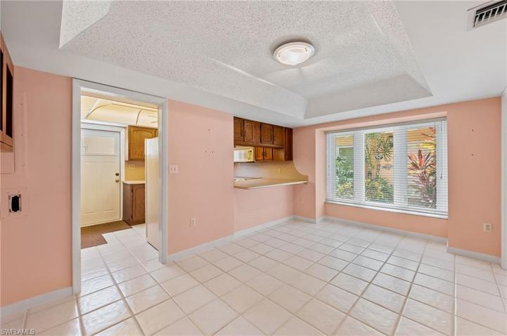 Dining room with windows