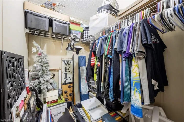 View of spacious closet
