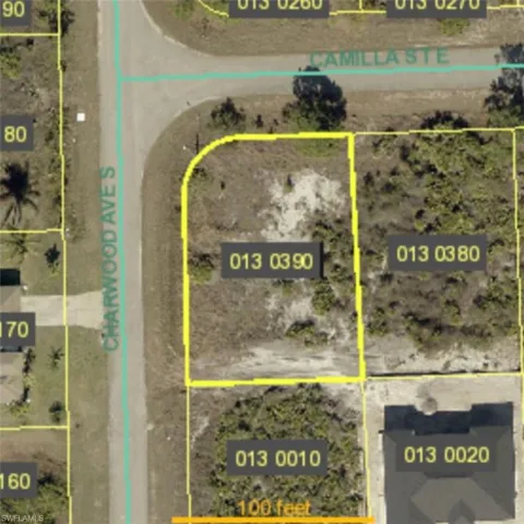 Aerial view of property's location featuring property boundaries highlighted
