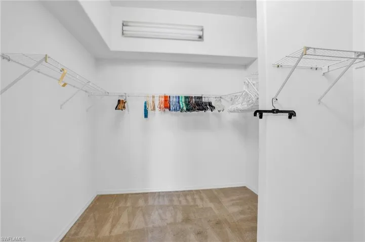 Master bedroom closet