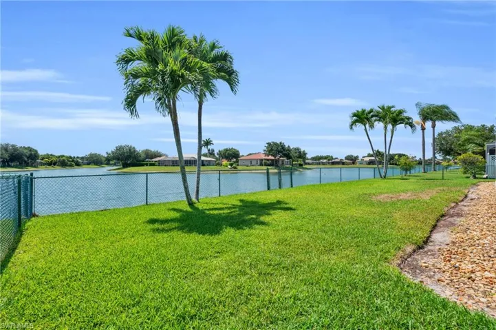 View of yard featuring a water view