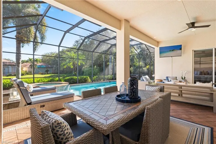 Spacious outdoor retreat with ample seating and entertaining space
