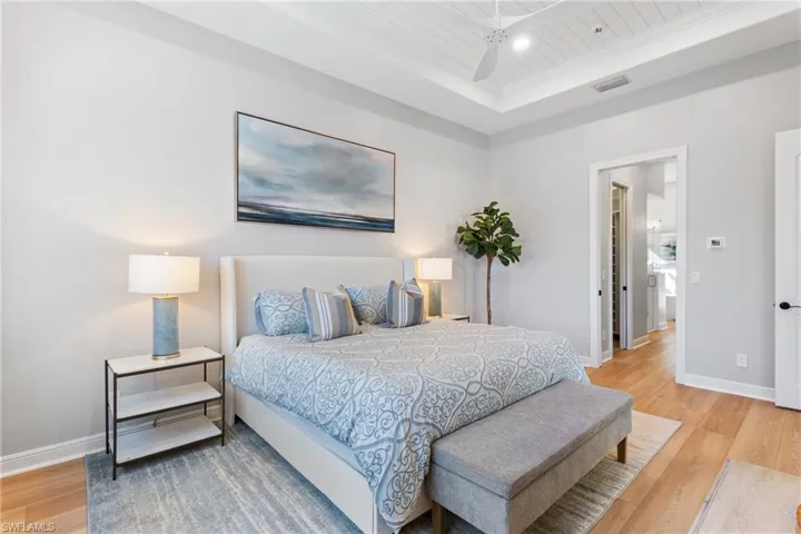 Spacious and serene primary suite