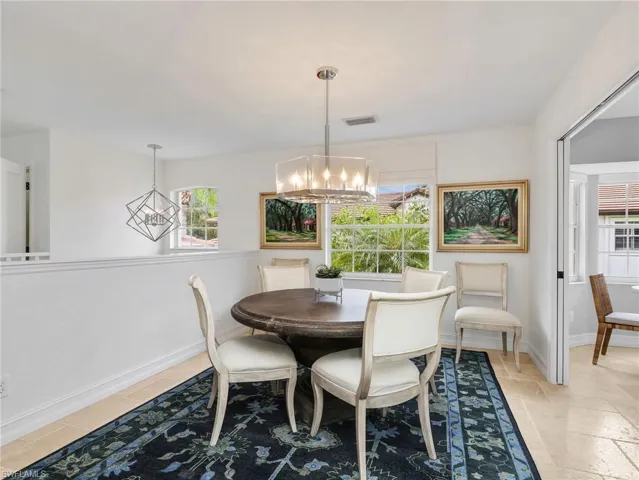 Dining area with close access to the kitchen