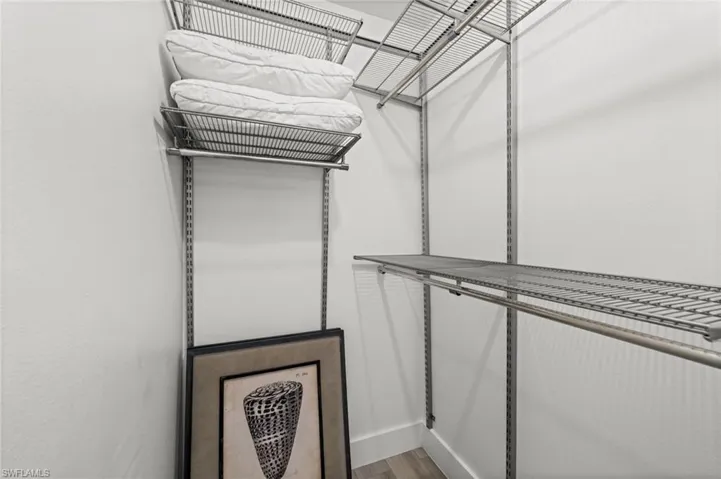 Elfa adjustable closet systems