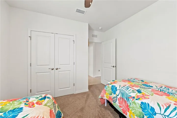 Second BR has a large closet