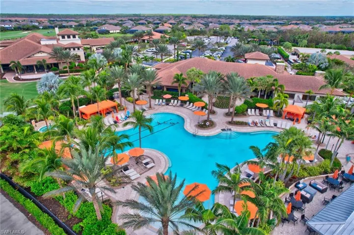 View of resort style pool