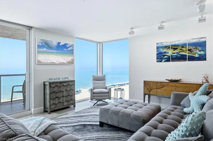 Enjoy fabulous sunsets from your Living Room and on the Balcony!