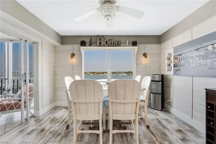 What a view from your Dining room table!