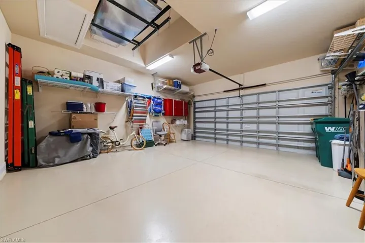 Garage with Shelving