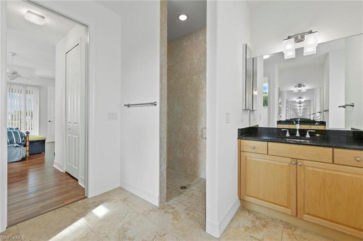 If a bath is not your style, then this walk in shower should suit you.