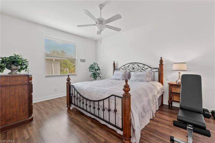 The second guest bedroom is yet another spacious room.