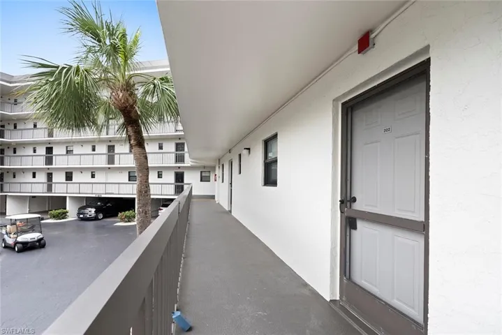 View of front entrance on 2nd floor
