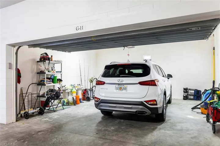 2 car garage w room for storage