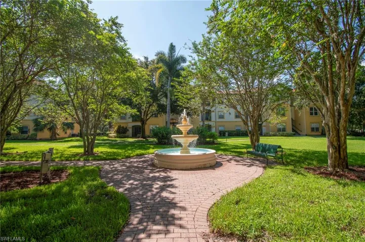 Surrounding community with a lawn