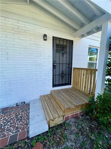 View of entrance to property