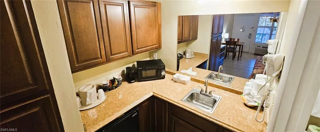 Kitchen featuring tile flooring
