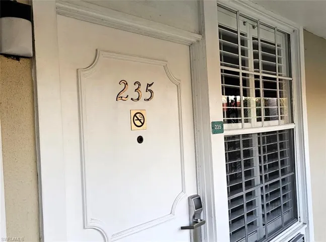View of entrance to property