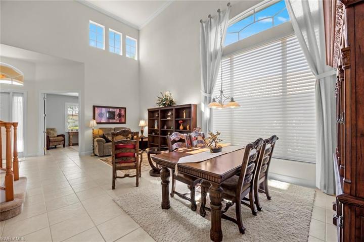 Dining area view looking towards front of home