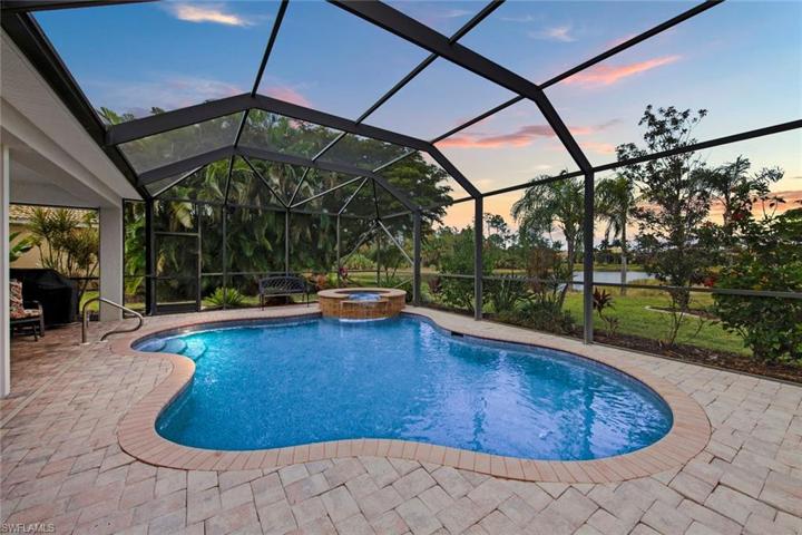 Enjoy the sunset from your pool
