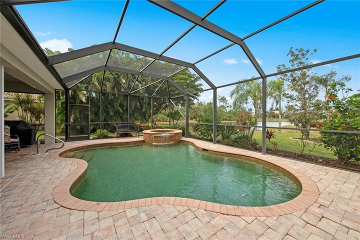 Relax in the pool or spa