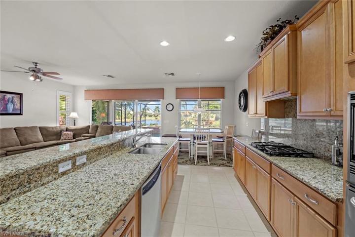 View from kitchen looking to breakfast nook & lanai